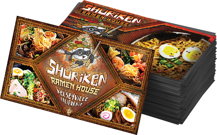 Business Card Front - Shuriken Ramen