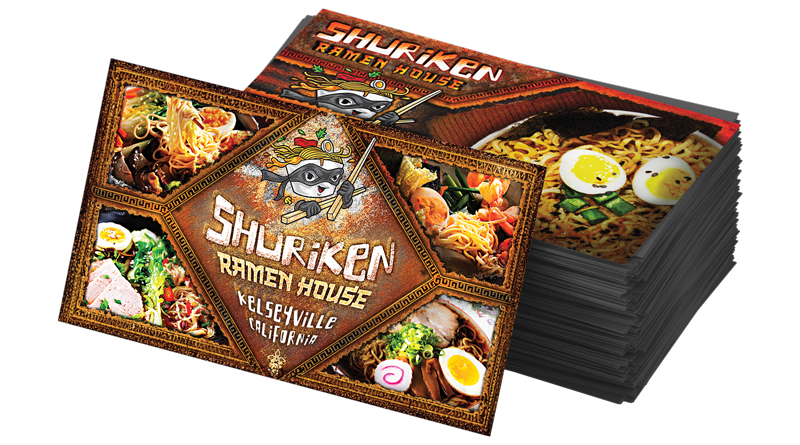 Business Card Front - Shuriken Ramen