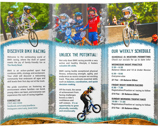 Brochure Inside - Rusty Bowl BMX